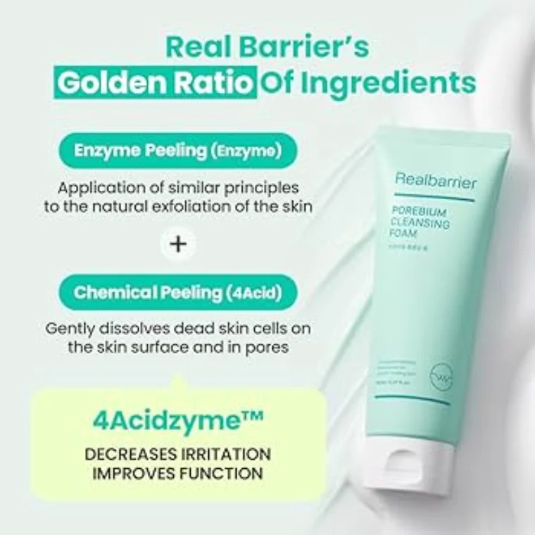 Real Barrier Porebium Cleansing Foam 150ml