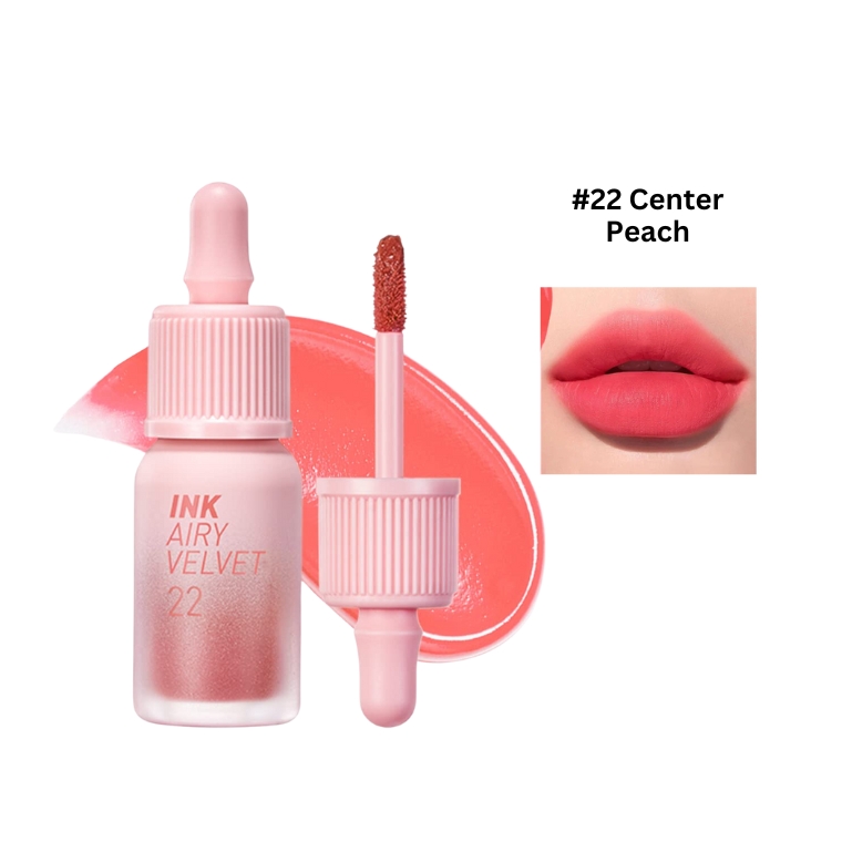 Peripera Ink Airy Velvet Lip Tint #22 Center Peach (4gm)