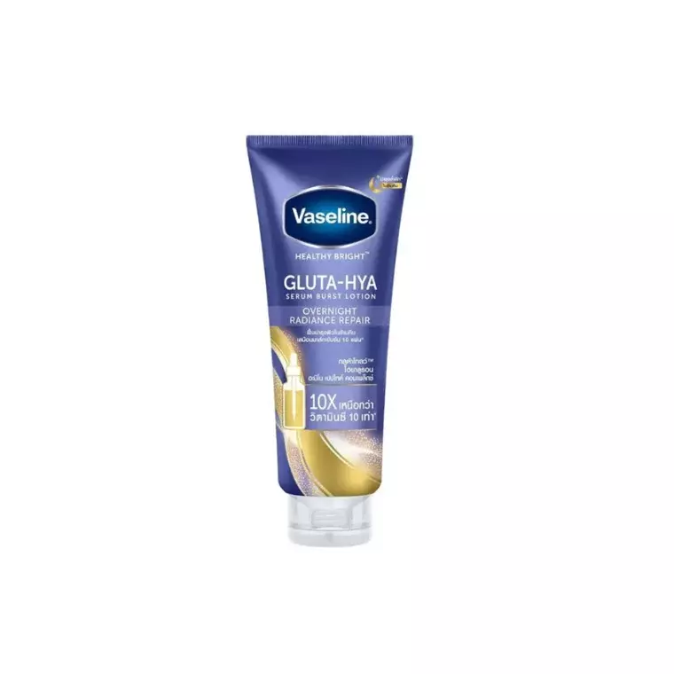 Vaseline Healthy Bright Gluta-Hya Serum Burst Lotion Overnight Radiance – (300ml)