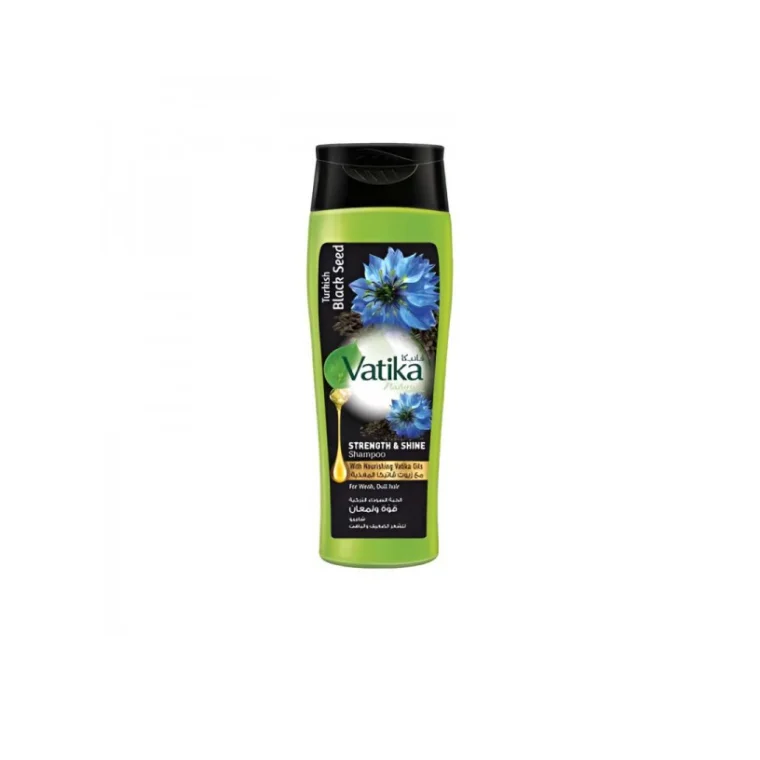 Vatika naturals strength and shine Shampoo with Turkish black seed  (400ml)