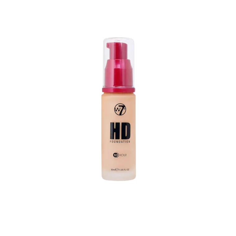 W7 HD Foundation (Honey) - Foundation - Fond DE Teint - Bade (30ml)