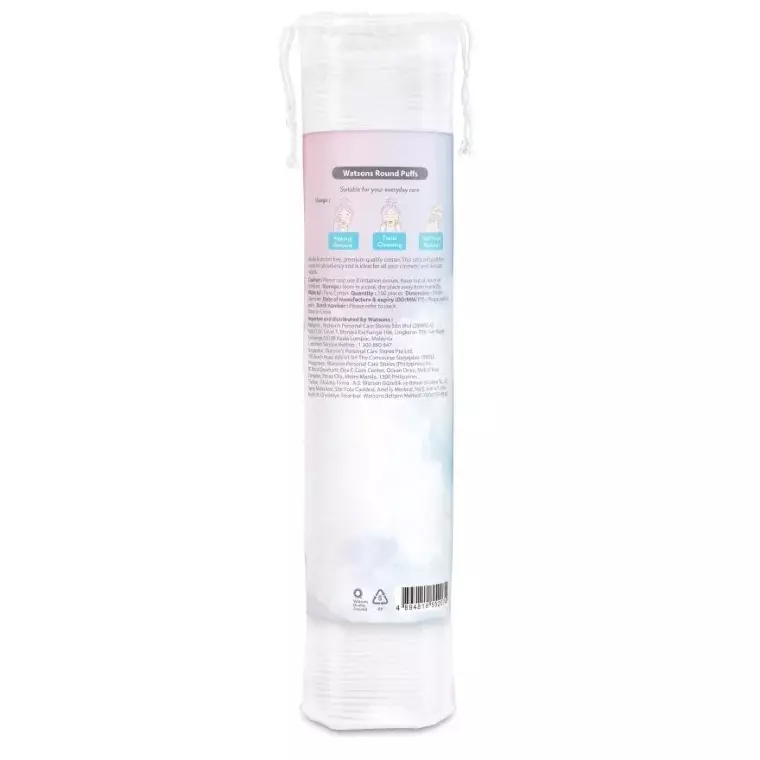 Watsons Cotton Pad 100%Pure cotton (100pcs)
