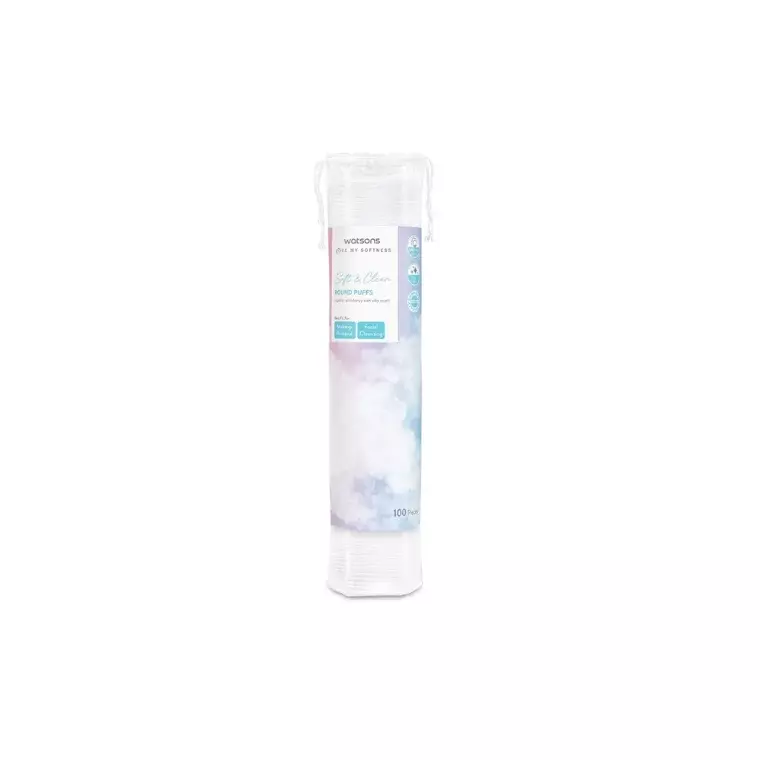 Watsons Cotton Pad 100%Pure cotton (100pcs)