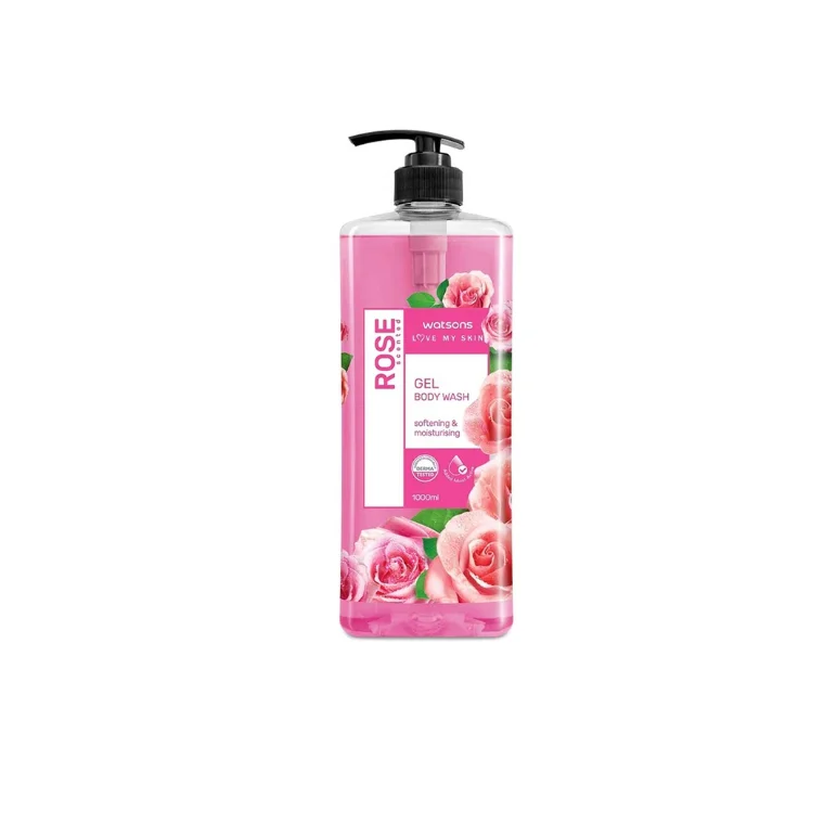 Watsons Rose Scented Gel Body Wash (1000ml)