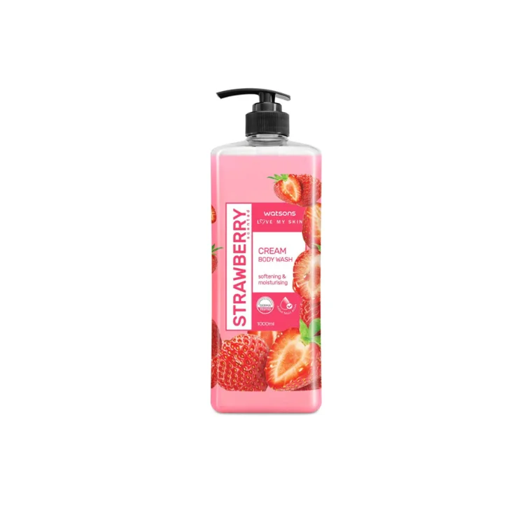 Watsons Strawberry Scented Gel Body Wash (1000ml)