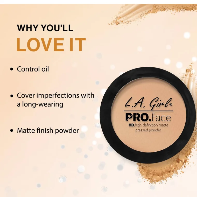 L A Girl Pro Matte Pressed Powder #Nude Beige (7gm)