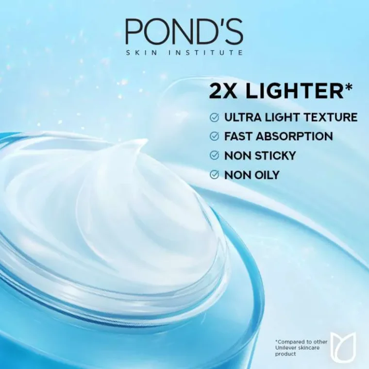 POND'S Hydra Miracle Super Light Gel Moisturizer with Hyaluronic Acid (50ml)