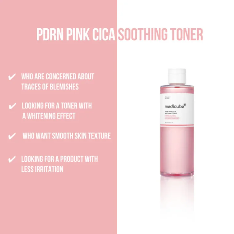 Medicube PDRN Pink CICA Soothing Toner (250ml)