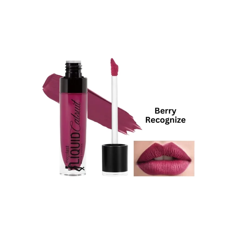 Wet n Wild Megalast Liquid Catsuit Matte Lipstick-Berry Recognize (6gm)