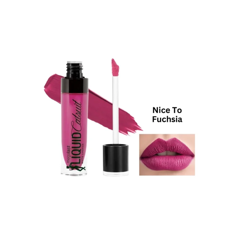 Wet n Wild Megalast Liquid Catsuit Matte Lipstick-Nice To Fuchsia (6gm)