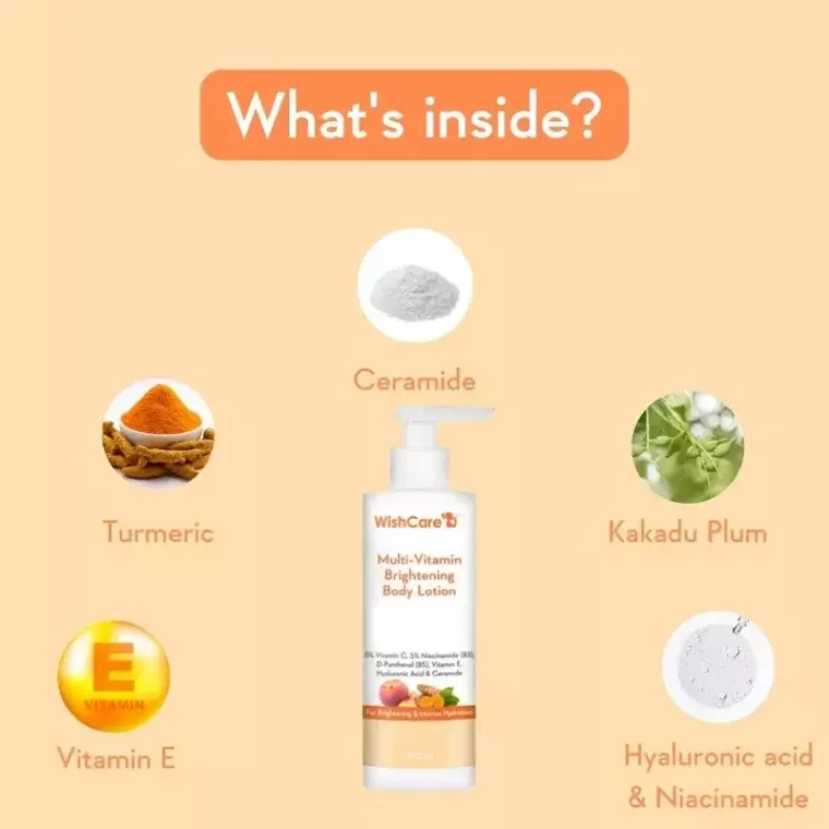 WishCare Multi-Vitamin Brightening Body Lotion (200ml)