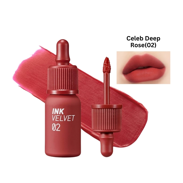 Peripera Ink Velvet Lip Tint  - Celeb Deep Rose(02)