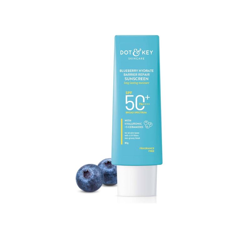 Dot & Key Blueberry Hydrate Barrier Repair Sunscreen SPF 50+ PA++++(80gm)