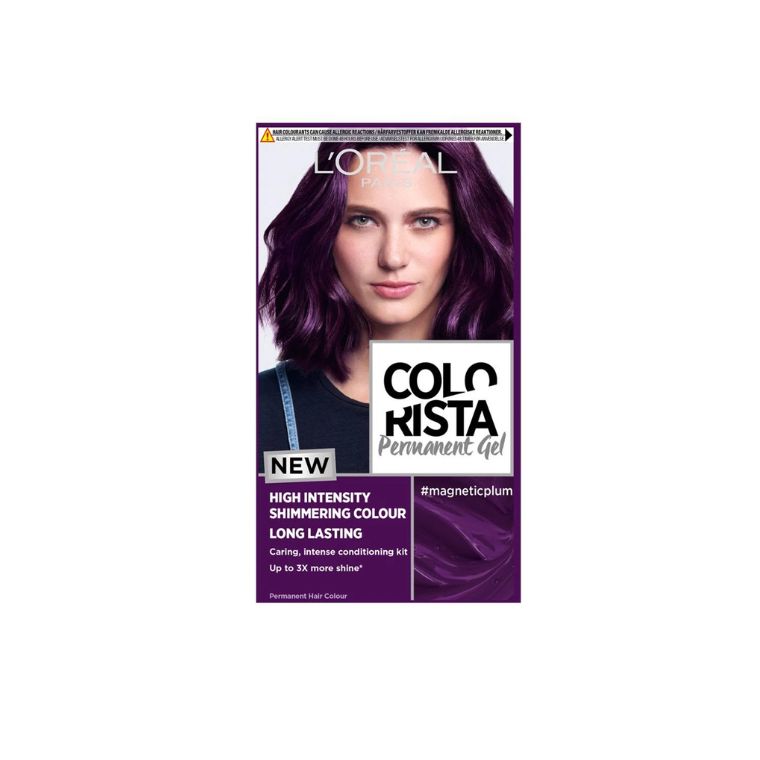 L'Oréal Paris Colorista Permanent Gel Hair Dye, Magnetic Plum