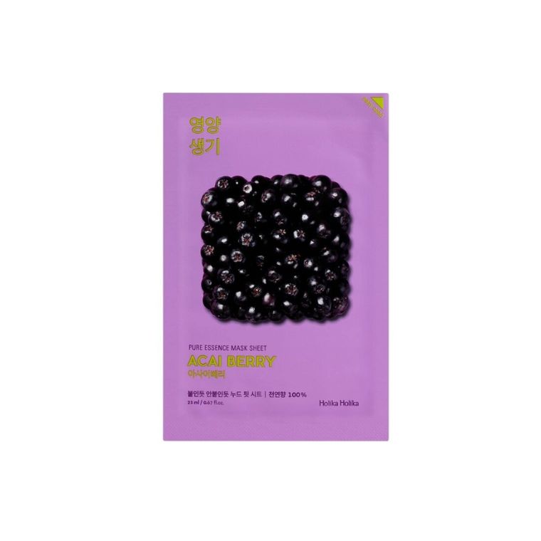 Holika Holika Pure Essence Mask Sheet Acai Berry (20ml)