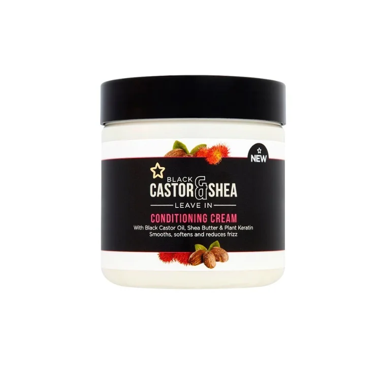 Superdrug Castor & Shea Leave-In Conditioning Cream (250ml)